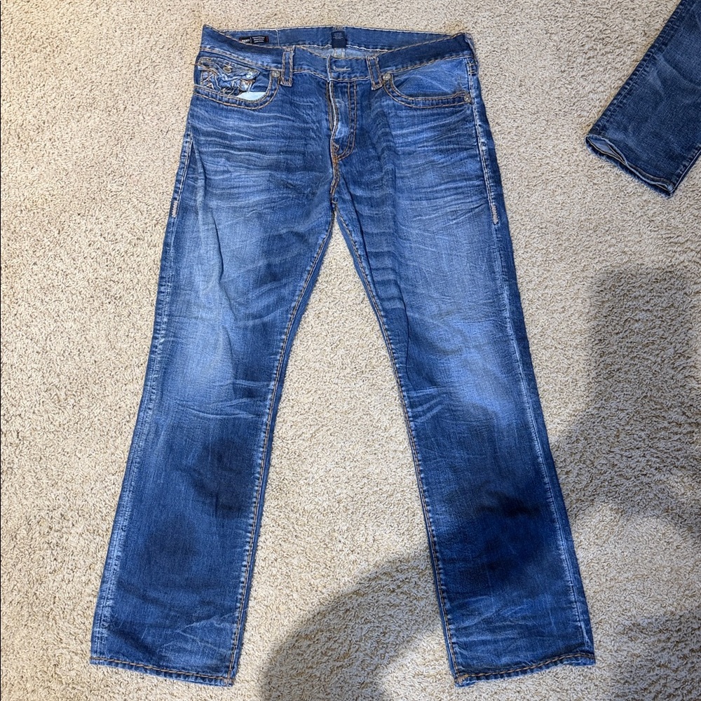 True Religion Men's Straight Fit “Ricky” Jeans
